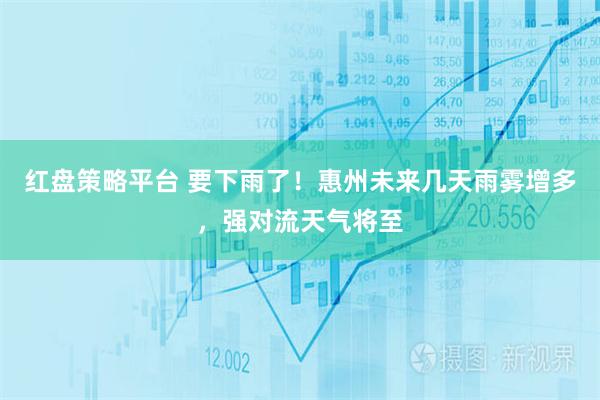 红盘策略平台 要下雨了！惠州未来几天雨雾增多，强对流天气将至